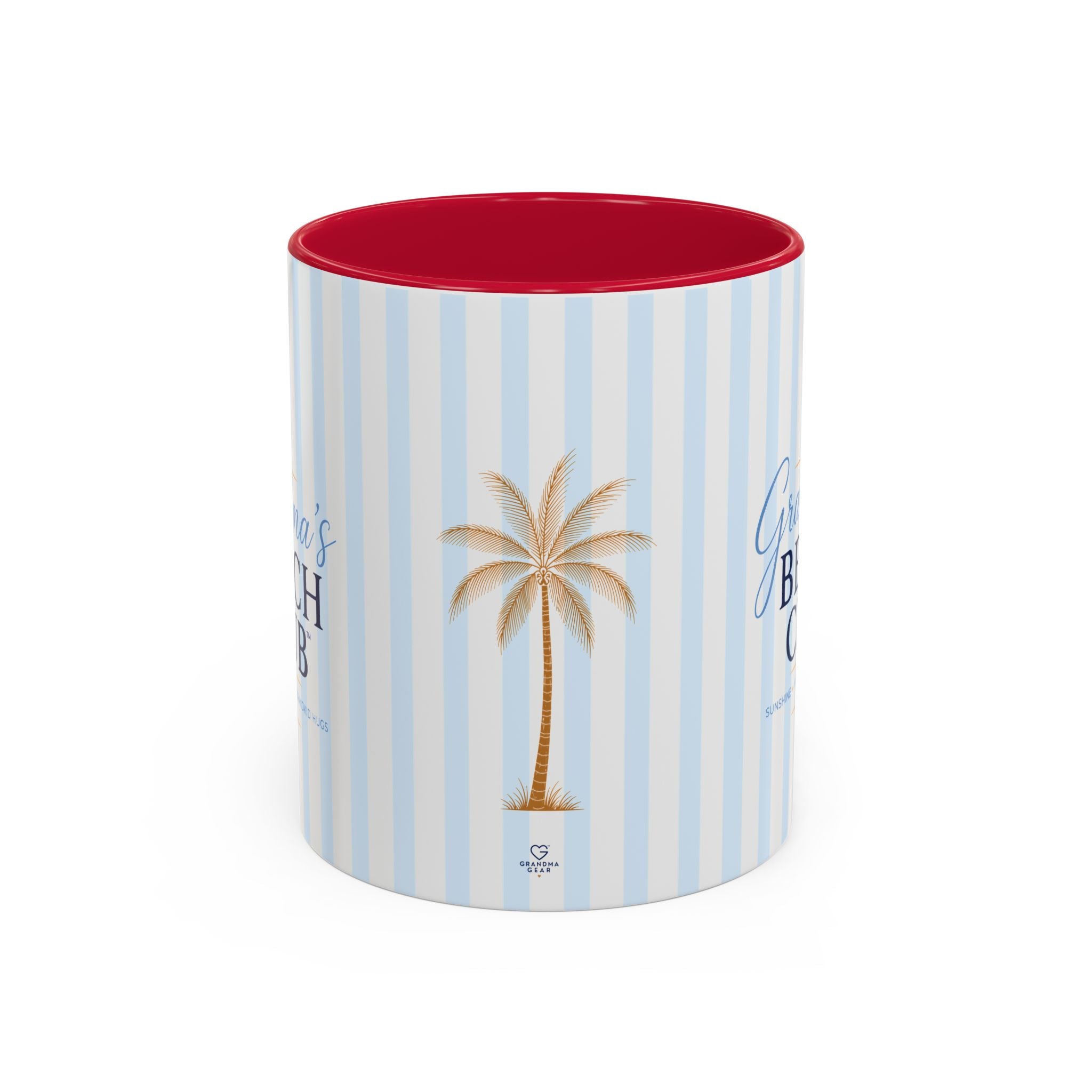 Grandma's Beach Club Script Mug | Color Accent Coffee Mug (11oz, 15oz)