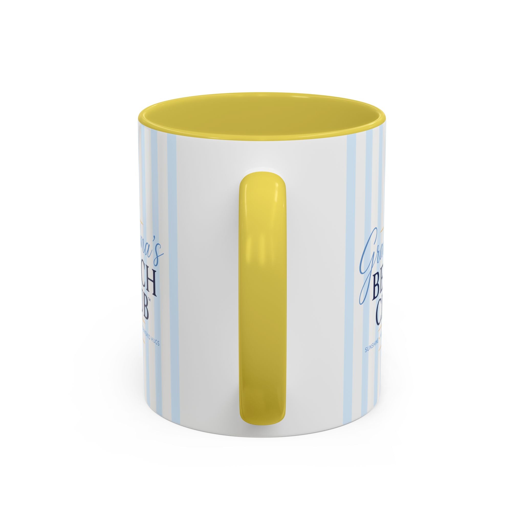 Grandma's Beach Club Script Mug | Color Accent Coffee Mug (11oz, 15oz)
