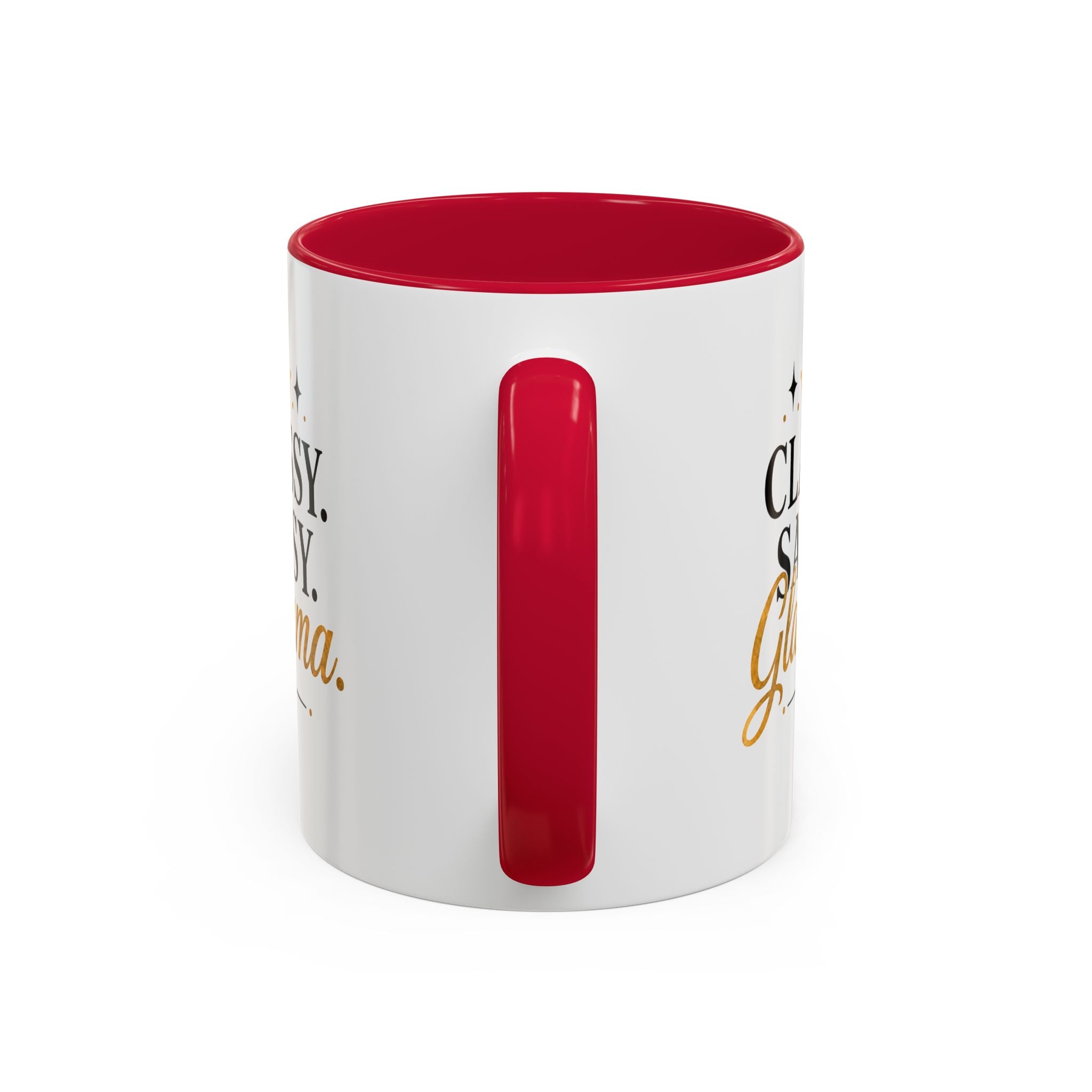 Classy Sassy Glamma Coffee Mug — 11oz/15oz Color Accent Mug