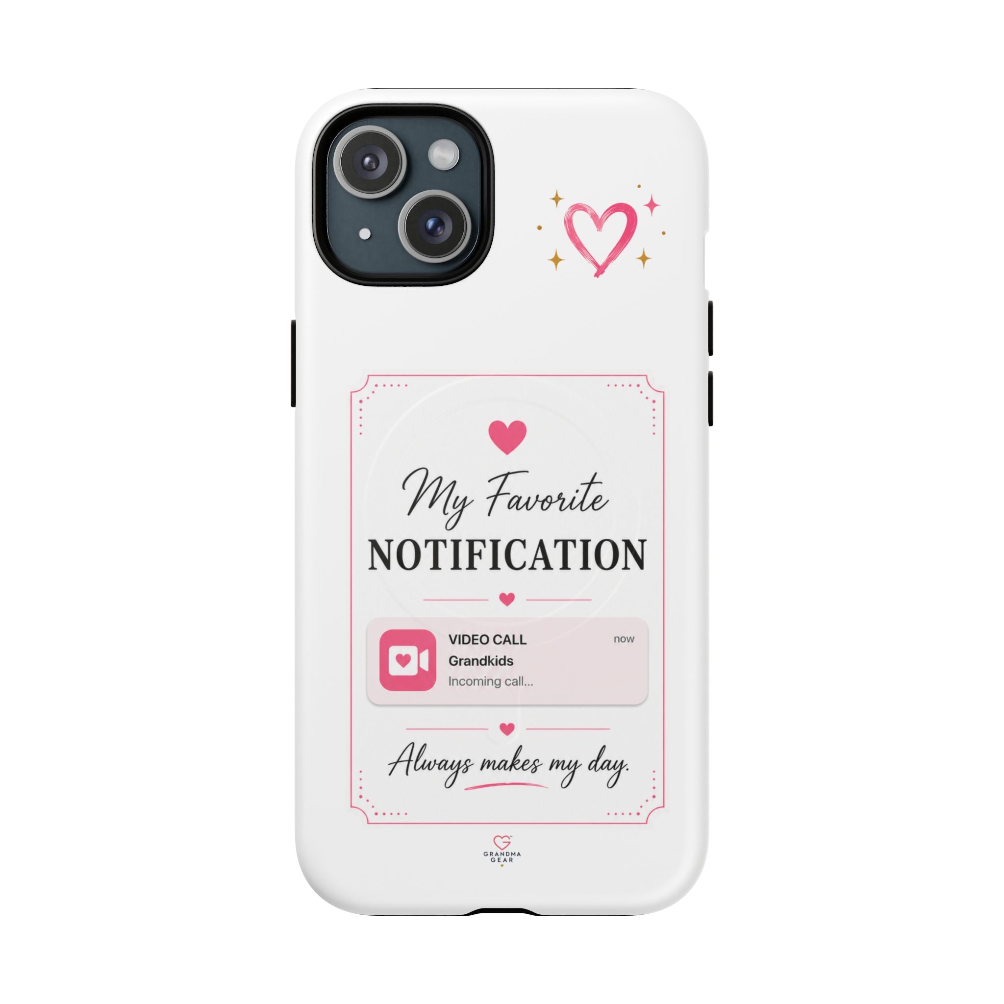 My Favorite Notification phone case | Cute heart video call design