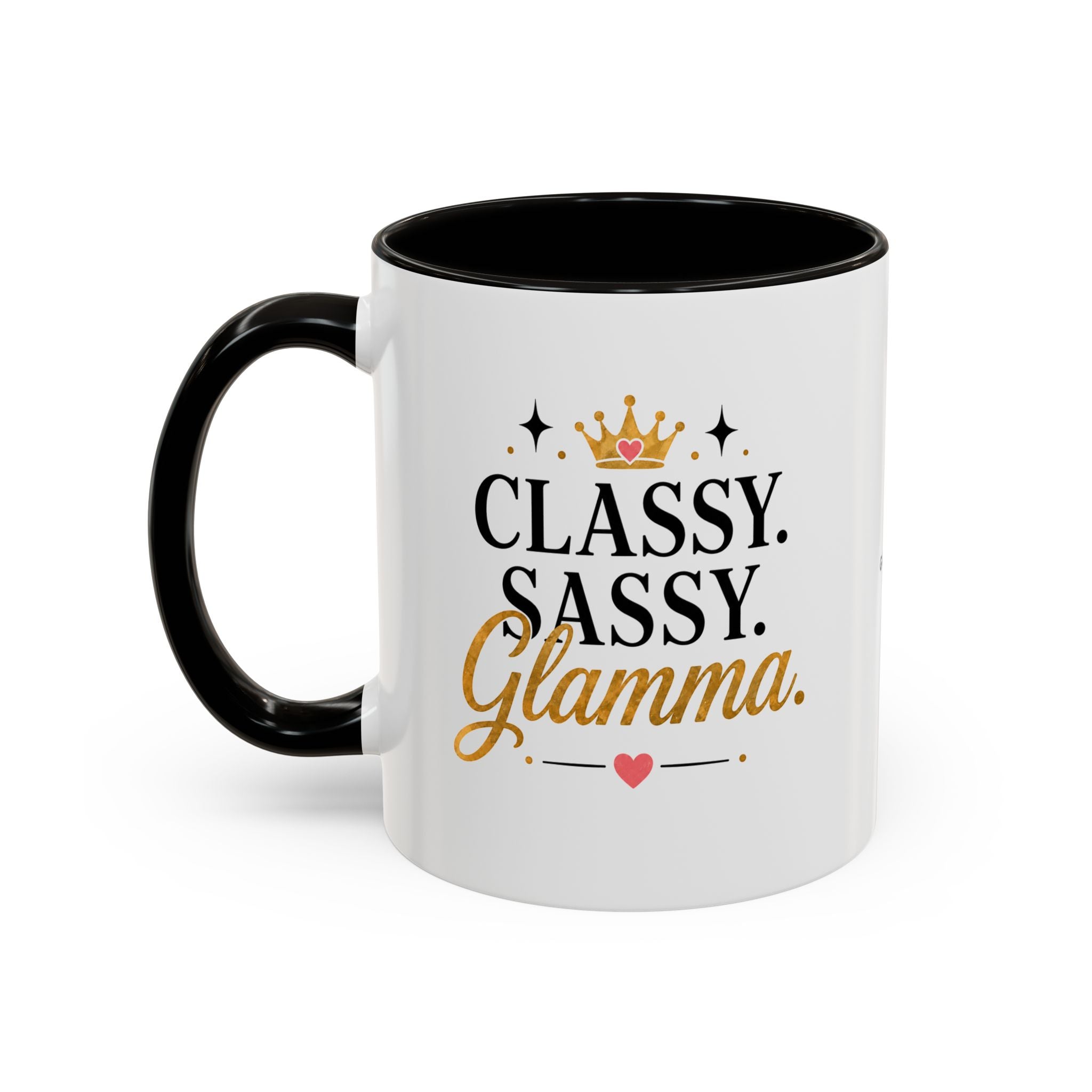 Classy Sassy Glamma Coffee Mug — 11oz/15oz Color Accent Mug