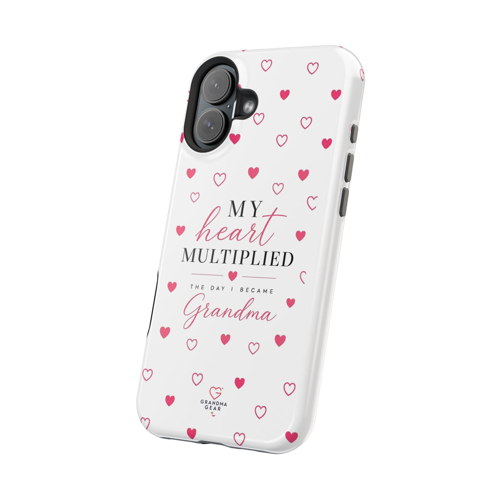 Grandma Phone Case — "My Heart Multiplied" Magnetic Impact‑Resistant Case