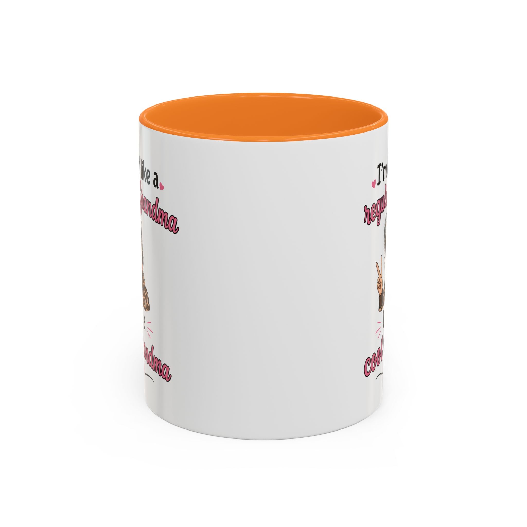 Cool Grandma illustration mug | 11oz 15oz colorful ceramic mug