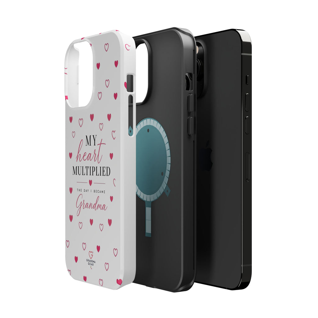 Grandma Phone Case — "My Heart Multiplied" Magnetic Impact‑Resistant Case