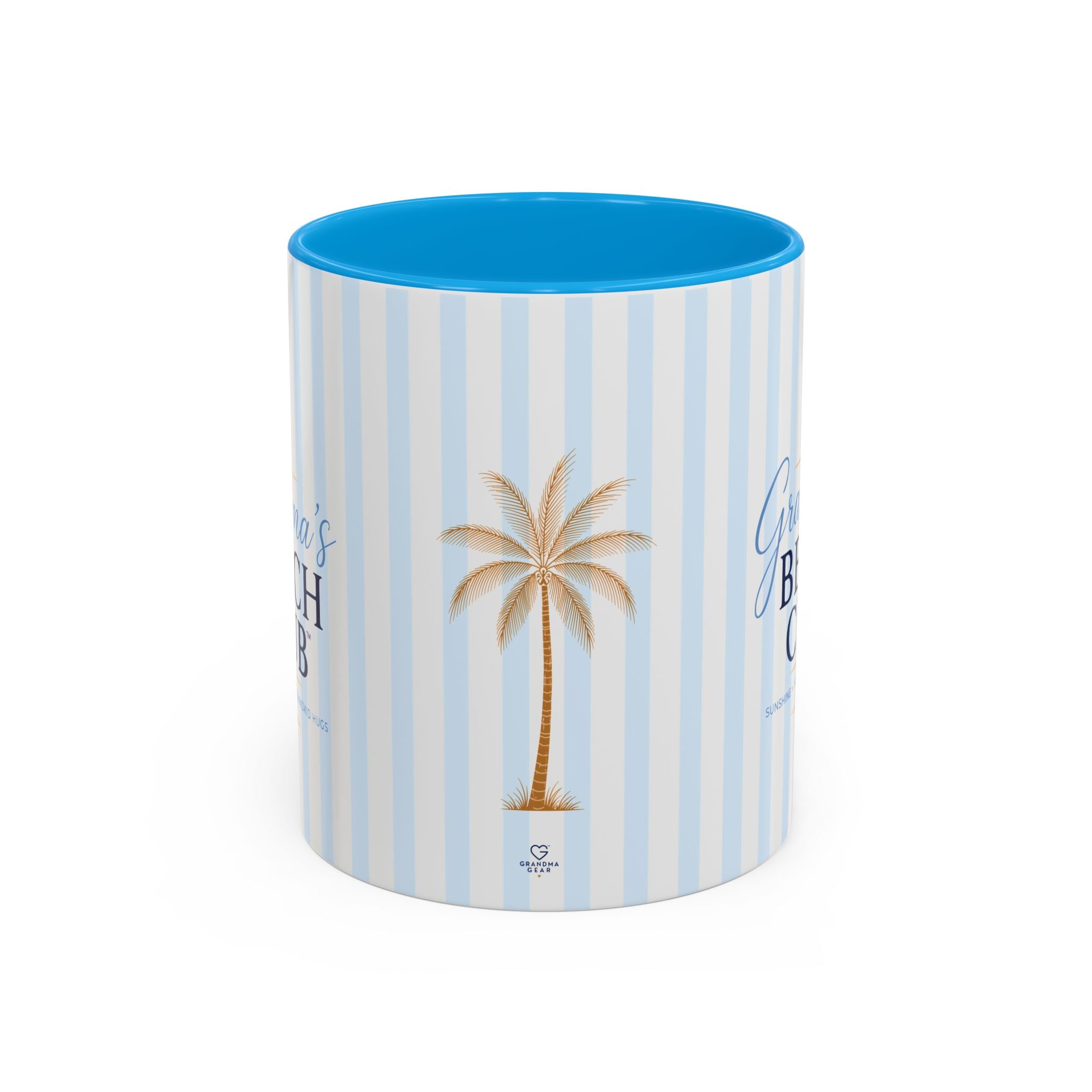 Grandma's Beach Club Script Mug | Color Accent Coffee Mug (11oz, 15oz)