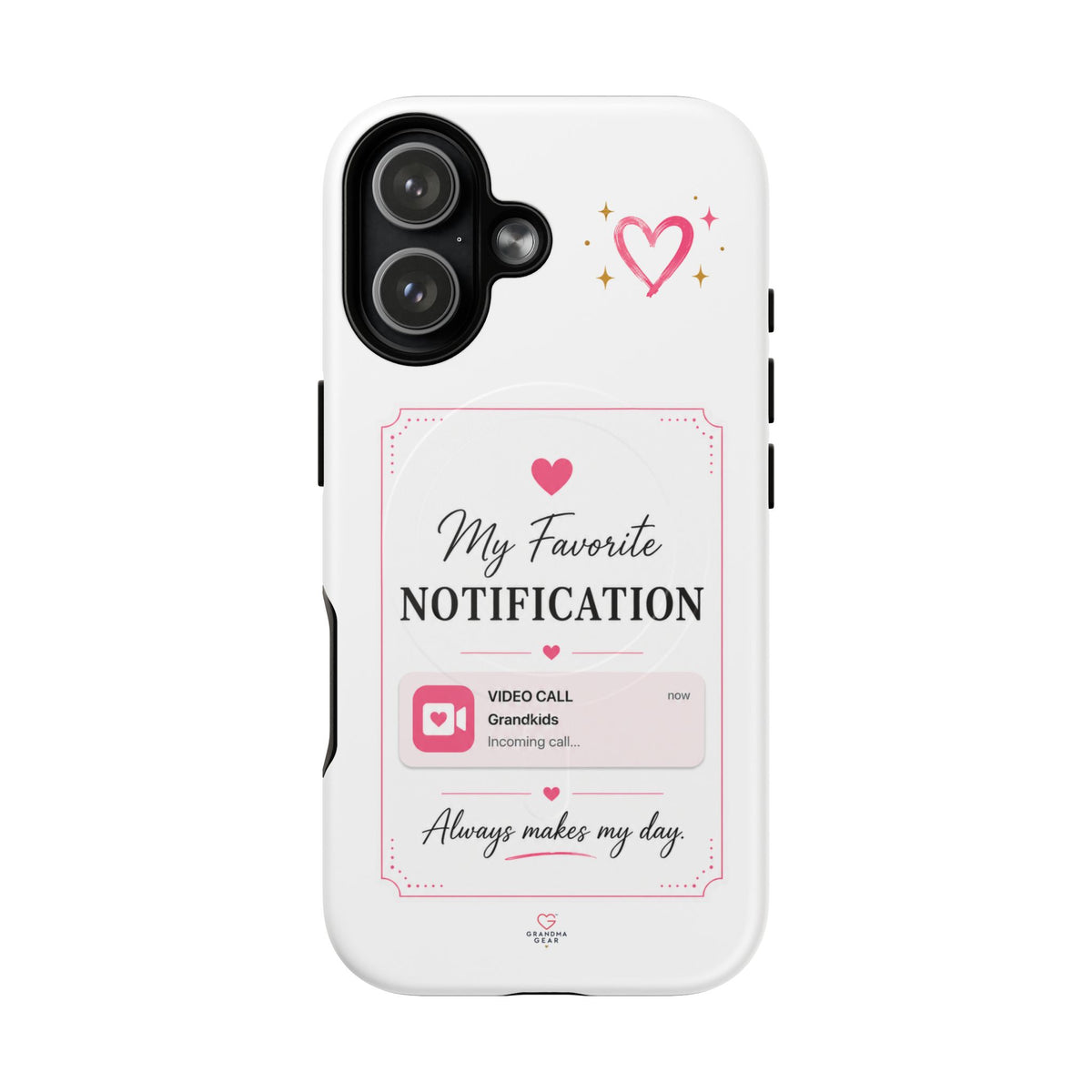 My Favorite Notification phone case | Cute heart video call design