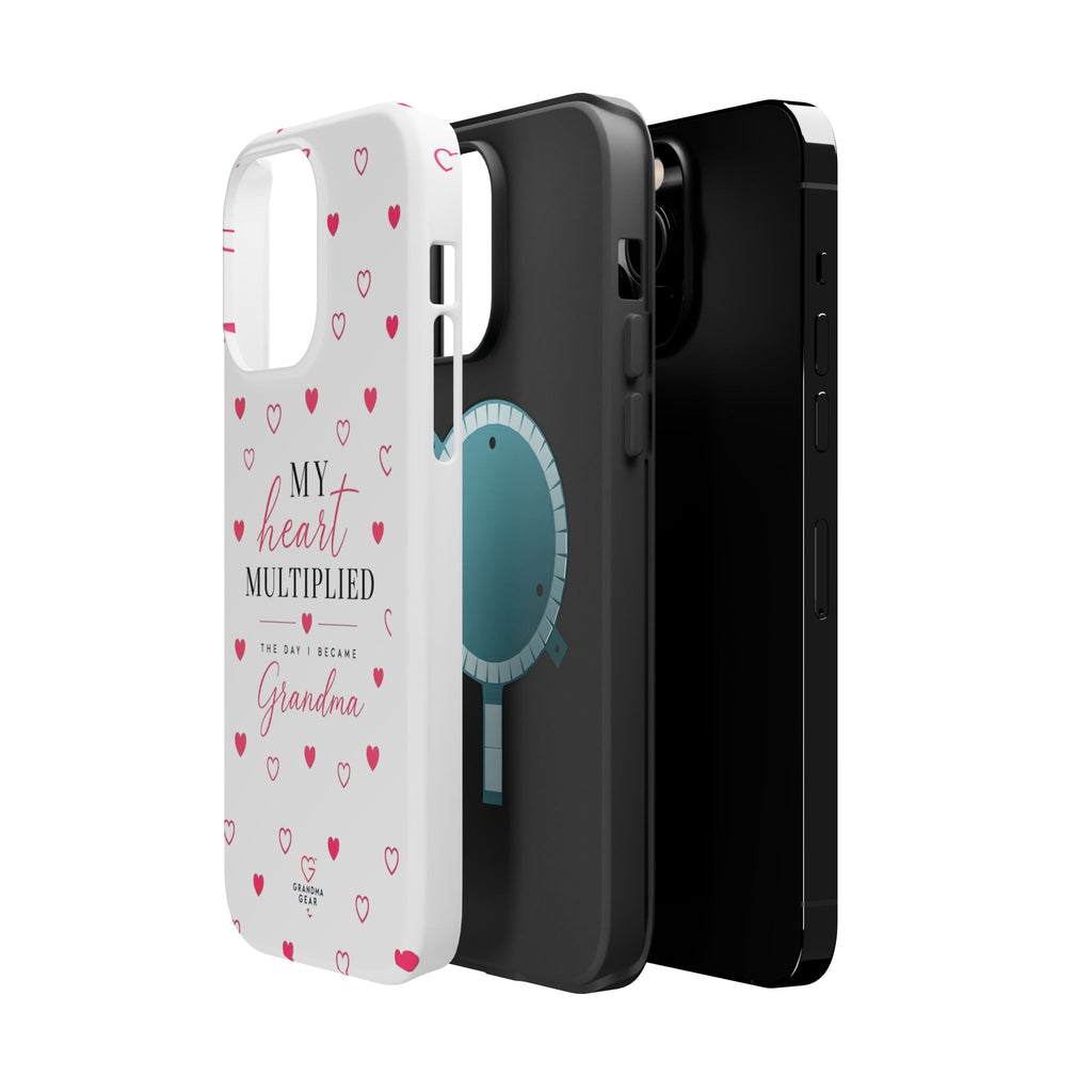Grandma Phone Case — "My Heart Multiplied" Magnetic Impact‑Resistant Case