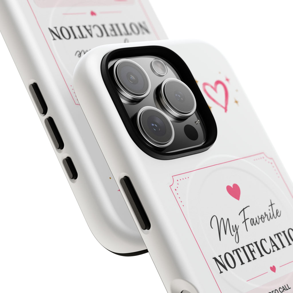 My Favorite Notification phone case | Cute heart video call design
