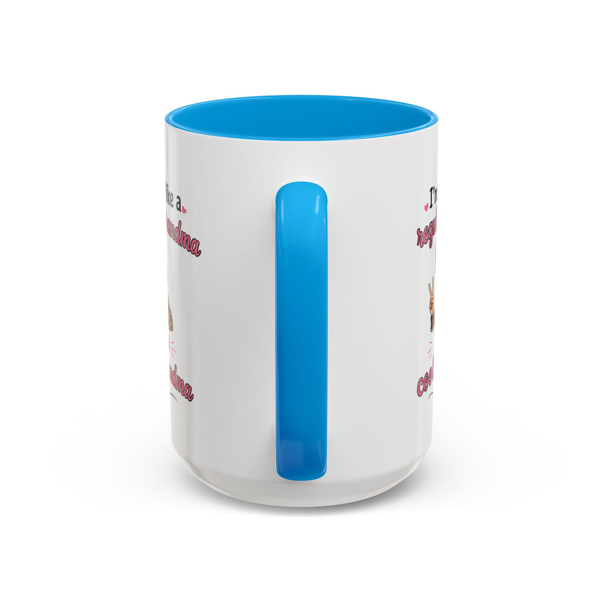 Cool Grandma illustration mug | 11oz 15oz colorful ceramic mug