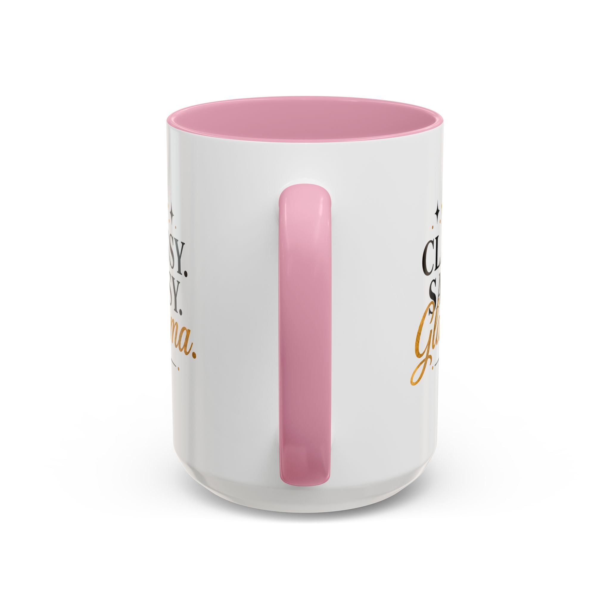 Classy Sassy Glamma Coffee Mug — 11oz/15oz Color Accent Mug