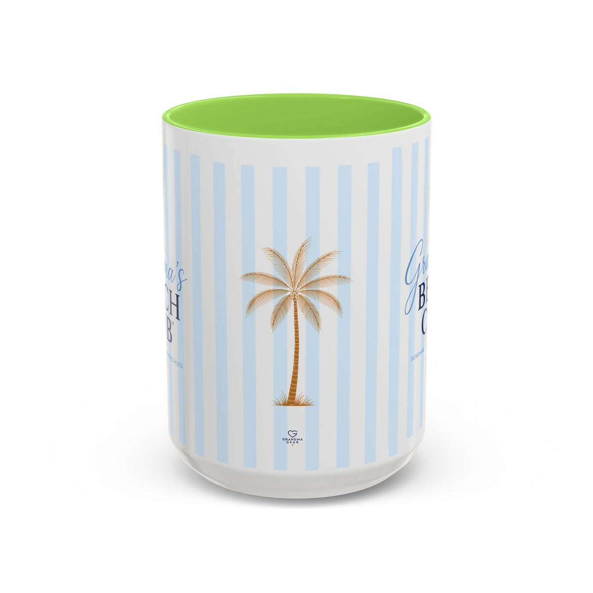 Grandma's Beach Club Script Mug | Color Accent Coffee Mug (11oz, 15oz)