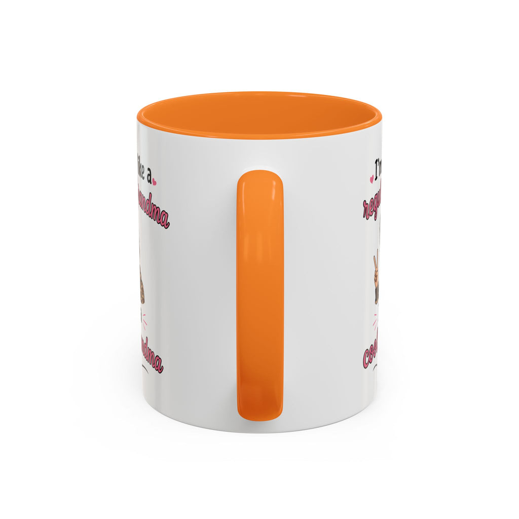 Cool Grandma illustration mug | 11oz 15oz colorful ceramic mug