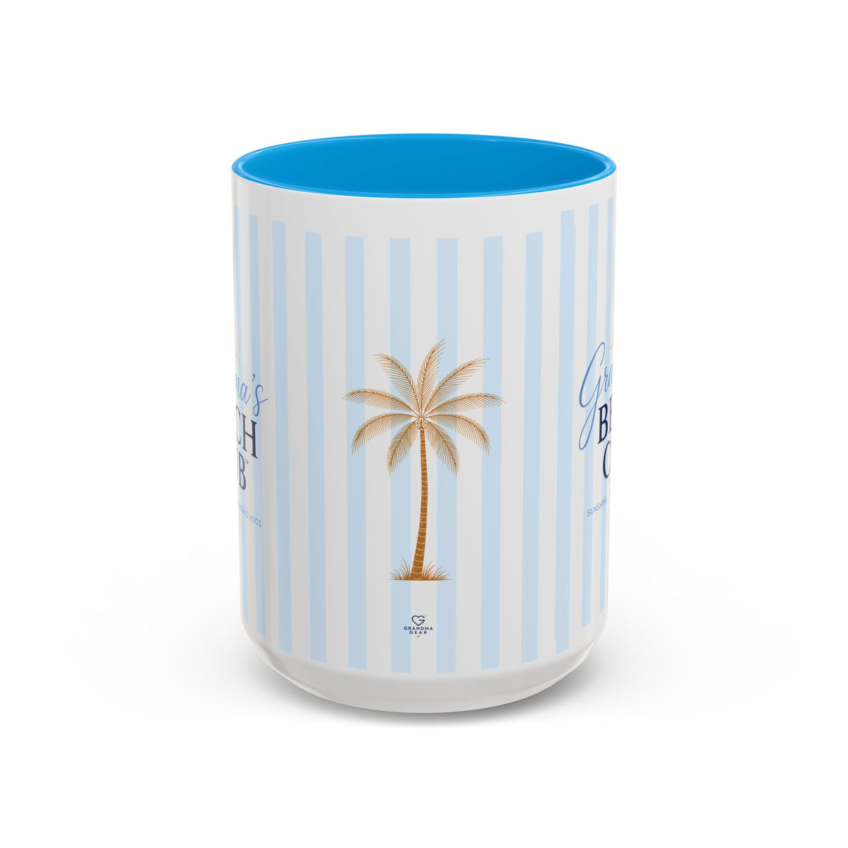 Grandma's Beach Club Script Mug | Color Accent Coffee Mug (11oz, 15oz)