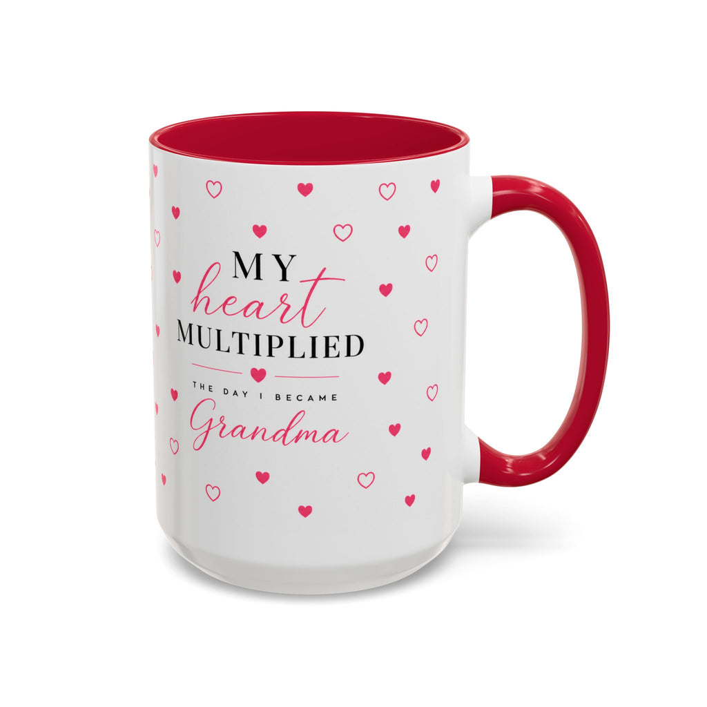 My Heart Multiplied Grandma Mug | 11oz or 15oz Ceramic