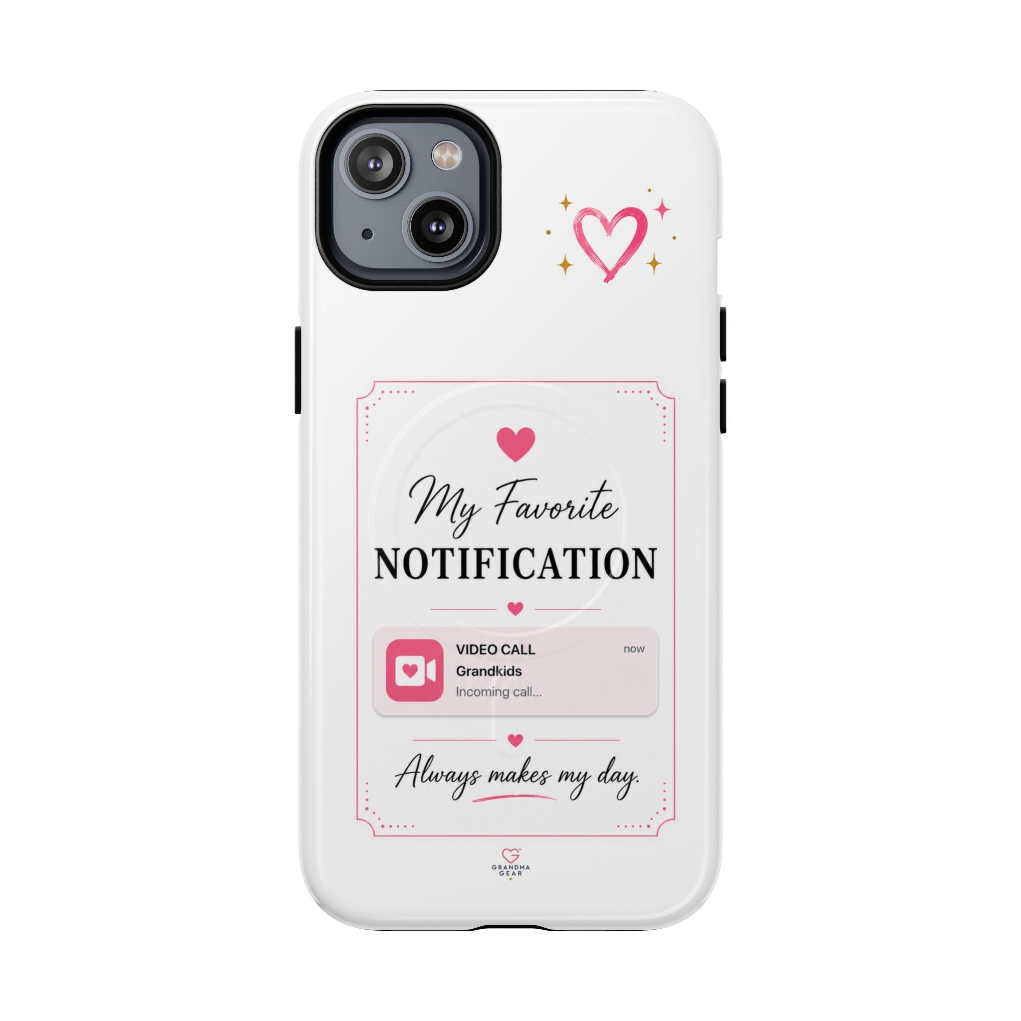My Favorite Notification phone case | Cute heart video call design
