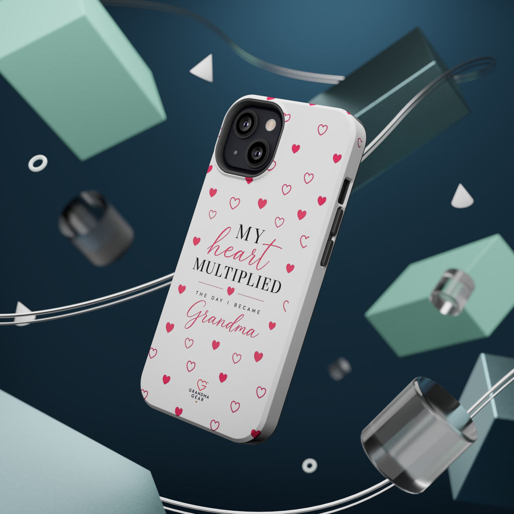 Grandma Phone Case — "My Heart Multiplied" Magnetic Impact‑Resistant Case