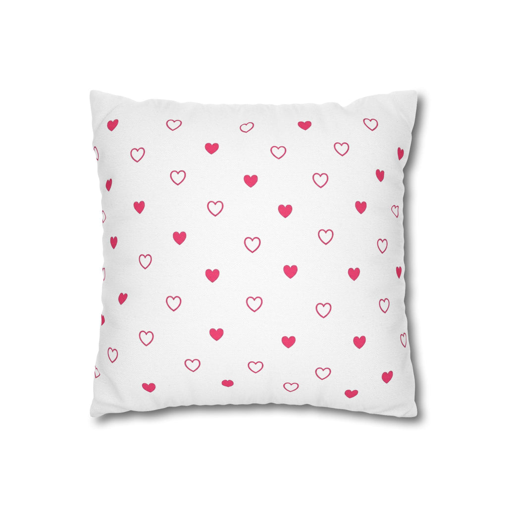 My Heart Multiplied Grandma Pillowcase | Heart Pattern Throw Pillow Cover
