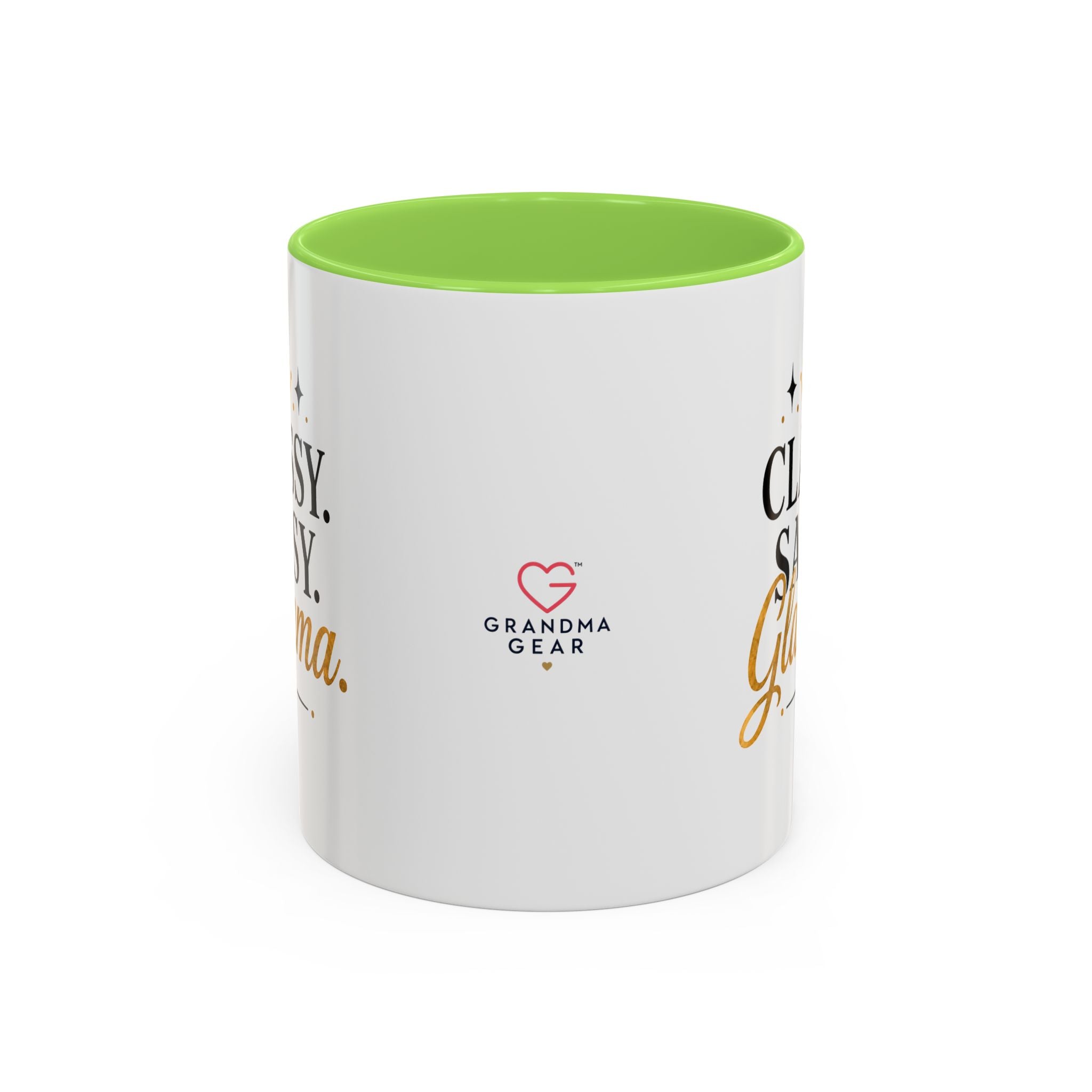 Classy Sassy Glamma Coffee Mug — 11oz/15oz Color Accent Mug