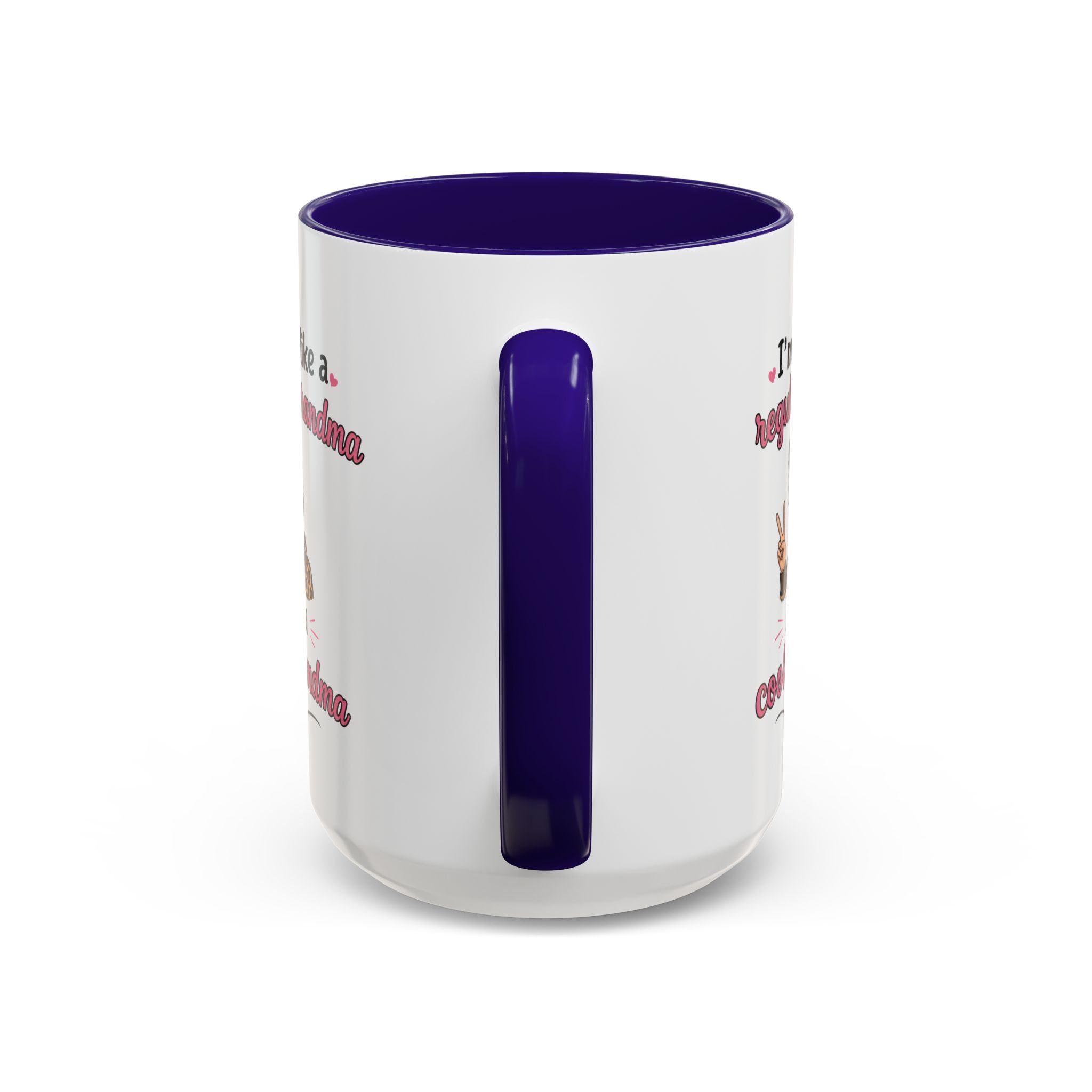Cool Grandma illustration mug | 11oz 15oz colorful ceramic mug