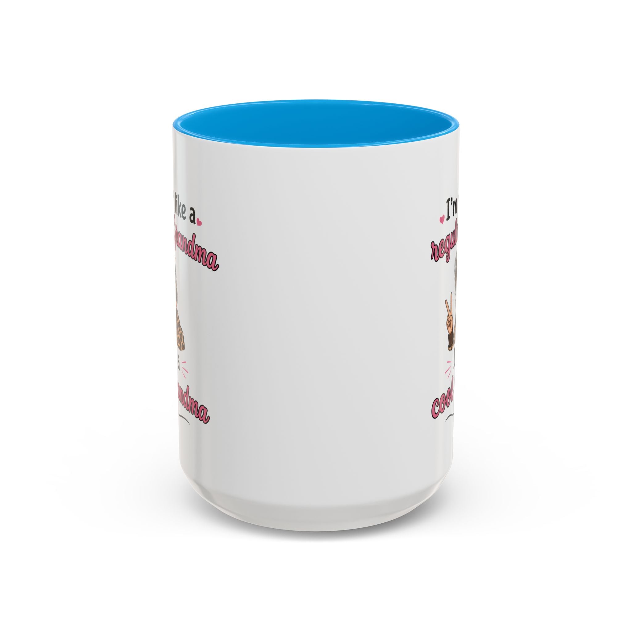 Cool Grandma illustration mug | 11oz 15oz colorful ceramic mug