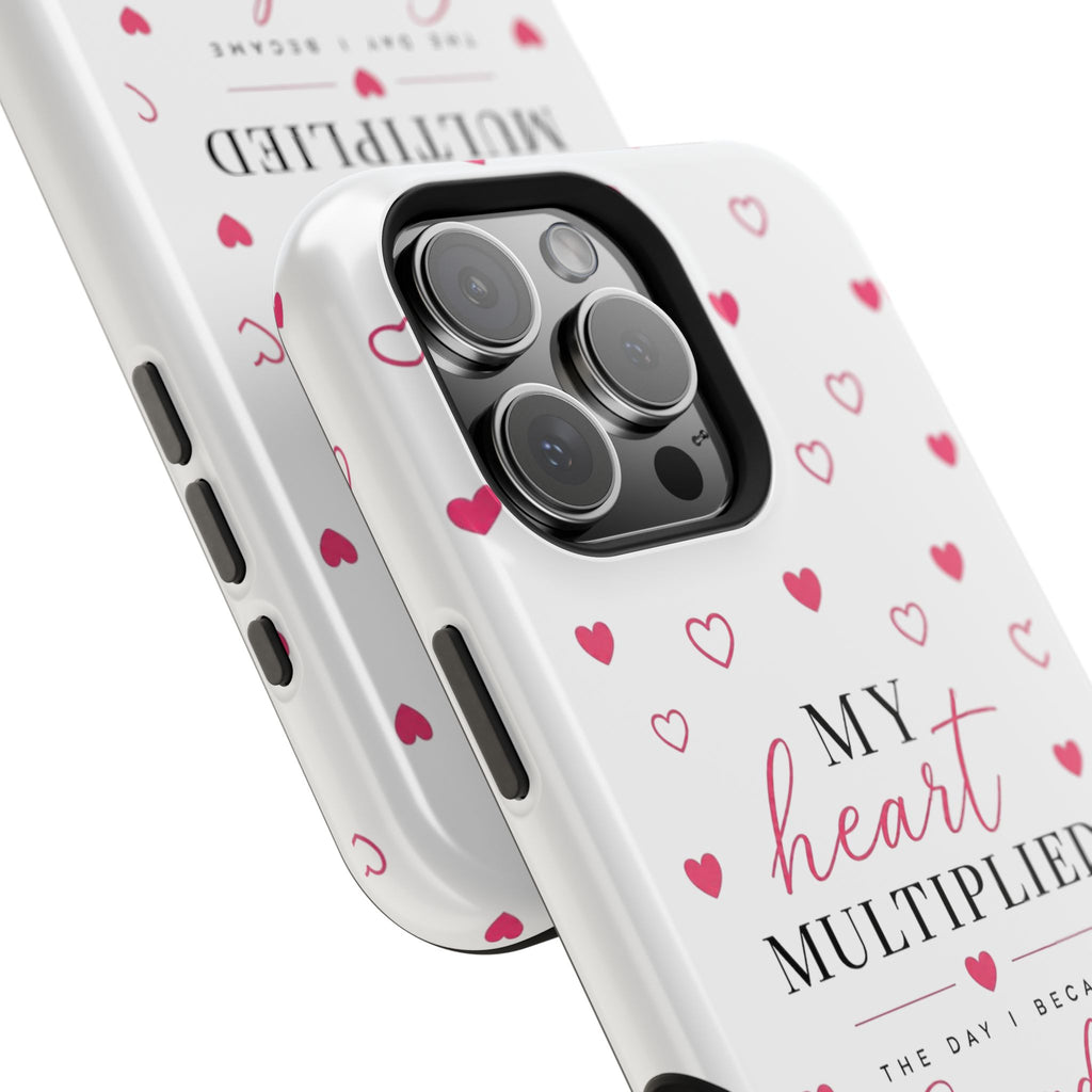 Grandma Phone Case — "My Heart Multiplied" Magnetic Impact‑Resistant Case