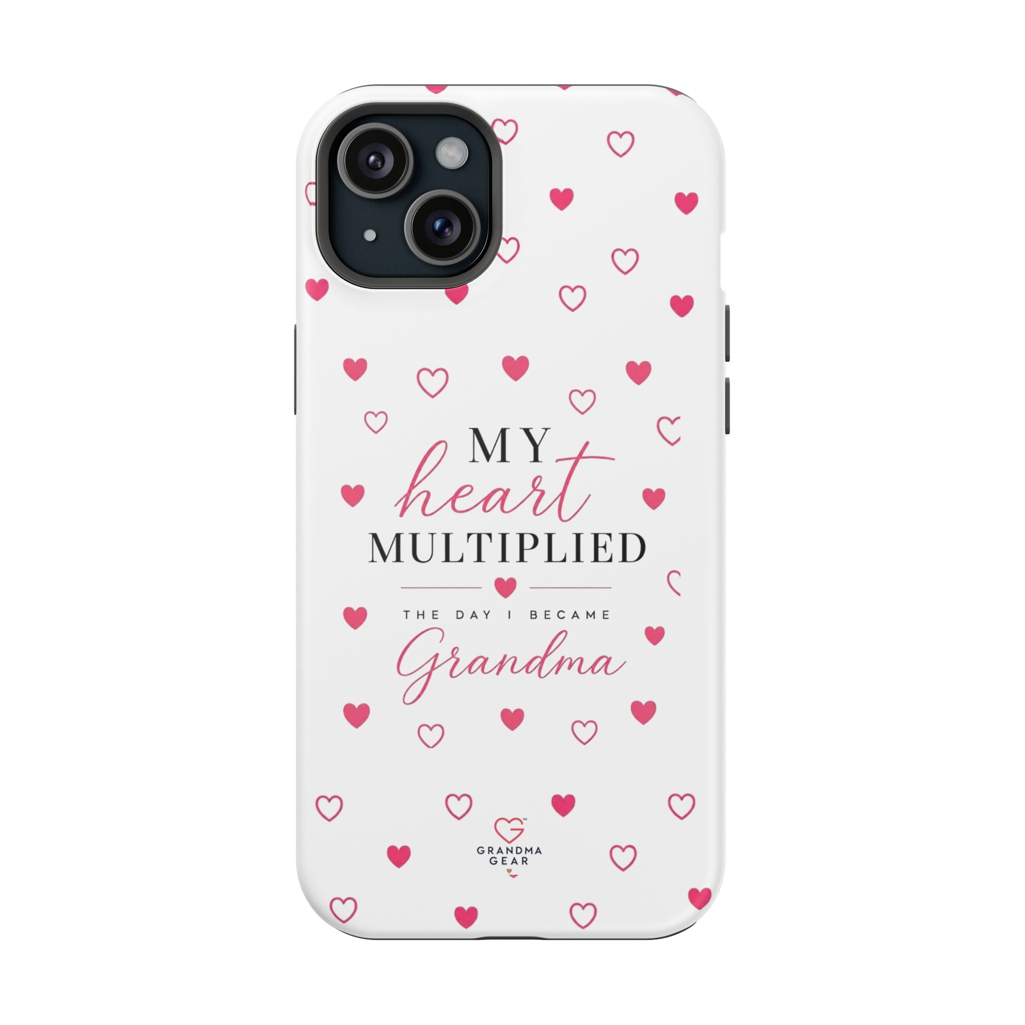 Grandma Phone Case — "My Heart Multiplied" Magnetic Impact‑Resistant Case