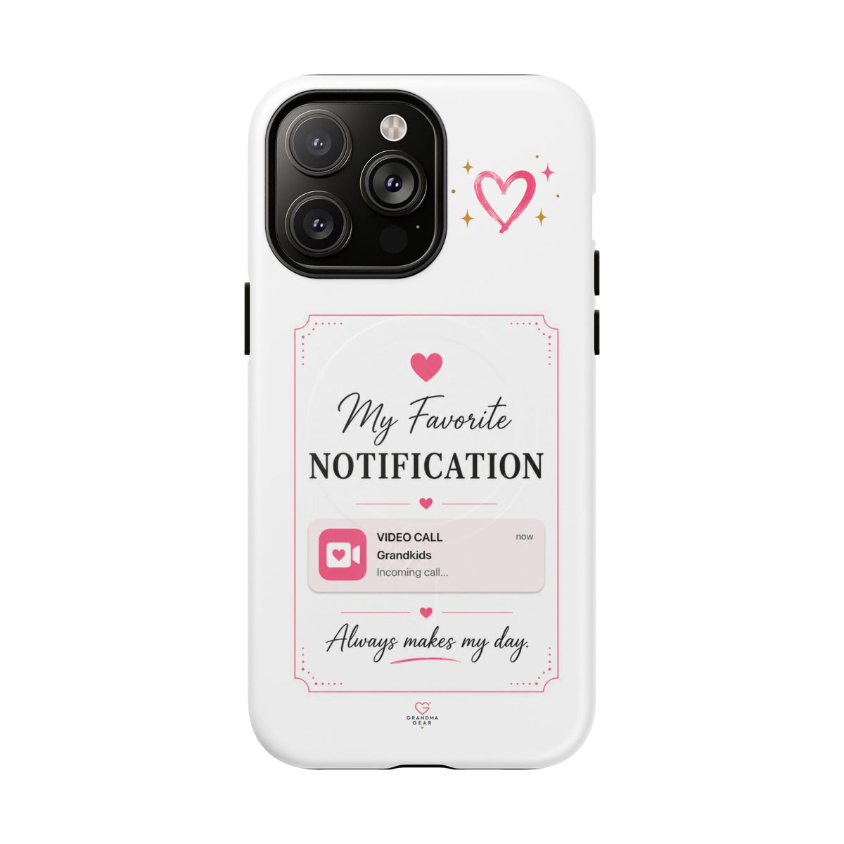 My Favorite Notification phone case | Cute heart video call design