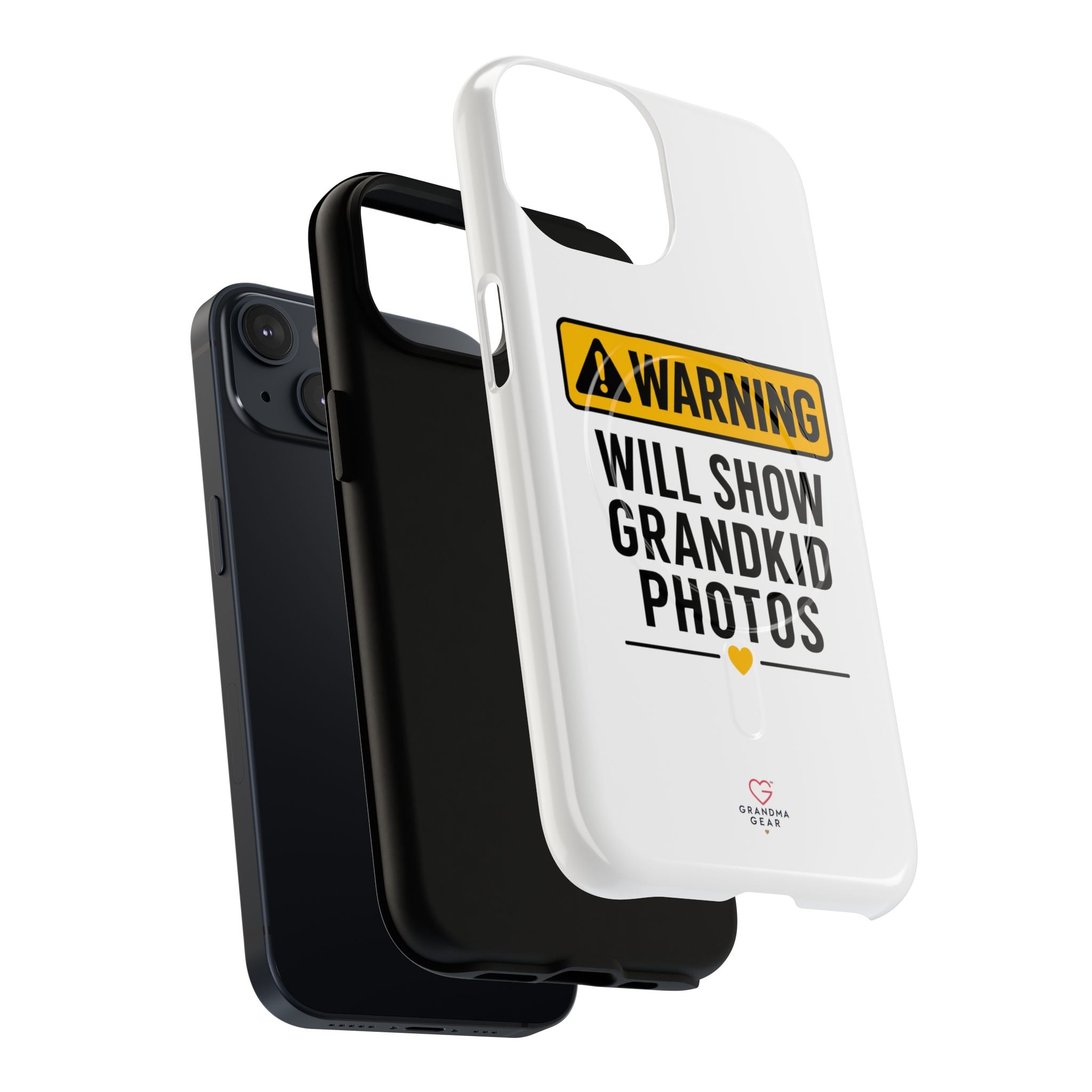 Phone Case — "Warning: Will Show Grandkid Photos" Tough Magnetic Case
