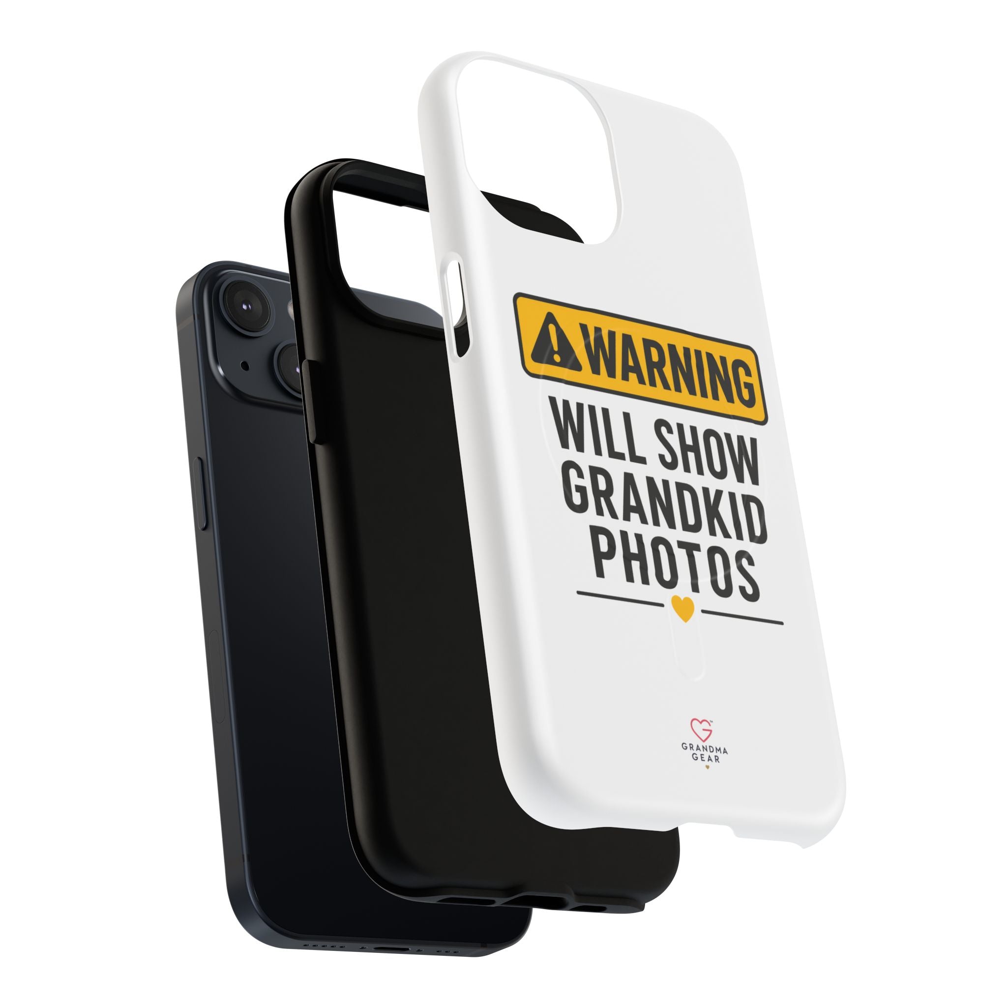 Phone Case — "Warning: Will Show Grandkid Photos" Tough Magnetic Case