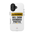 Phone Case — "Warning: Will Show Grandkid Photos" Tough Magnetic Case