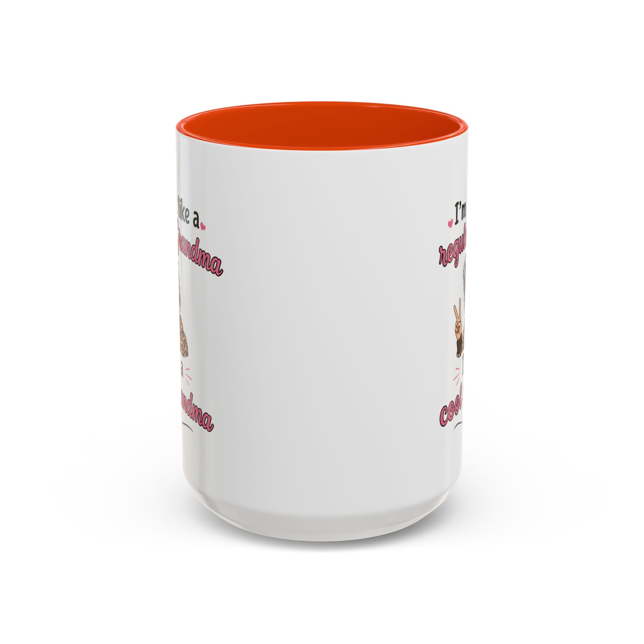 Cool Grandma illustration mug | 11oz 15oz colorful ceramic mug