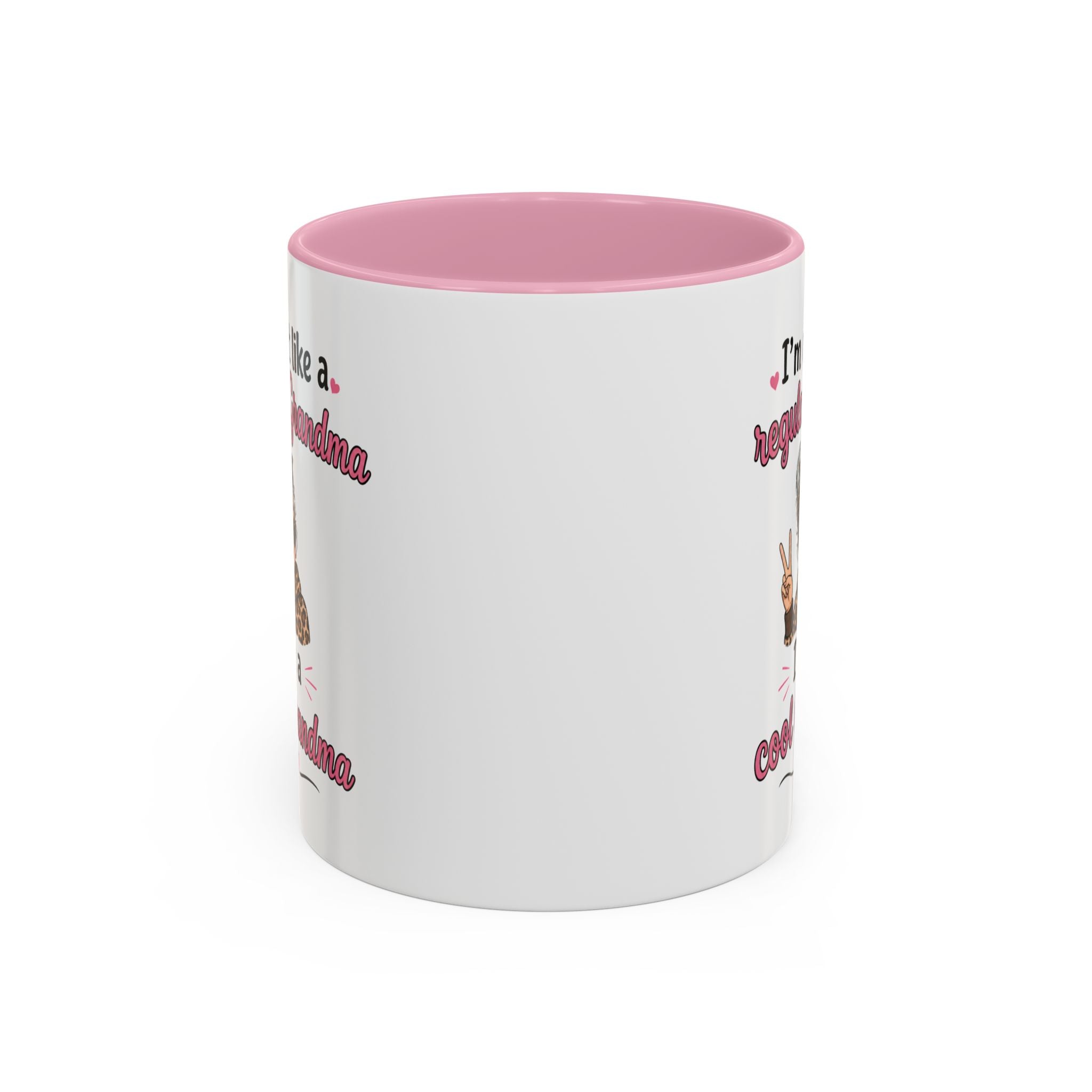 Cool Grandma illustration mug | 11oz 15oz colorful ceramic mug