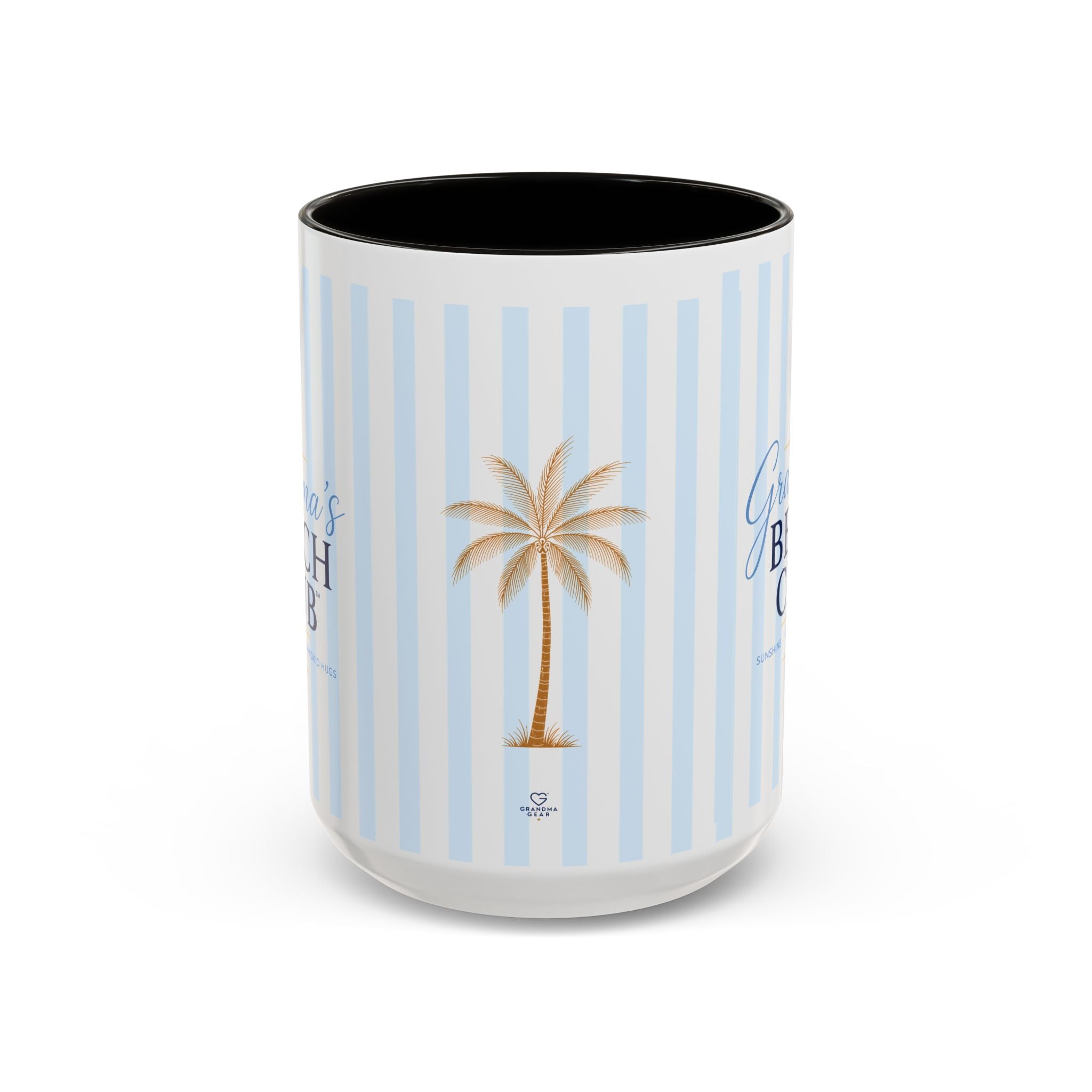 Grandma's Beach Club Script Mug | Color Accent Coffee Mug (11oz, 15oz)