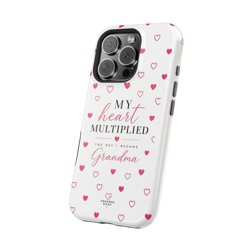 Grandma Phone Case — "My Heart Multiplied" Magnetic Impact‑Resistant Case
