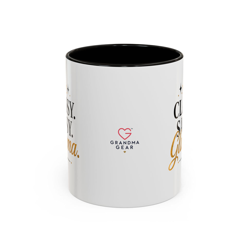 Classy Sassy Glamma Coffee Mug — 11oz/15oz Color Accent Mug